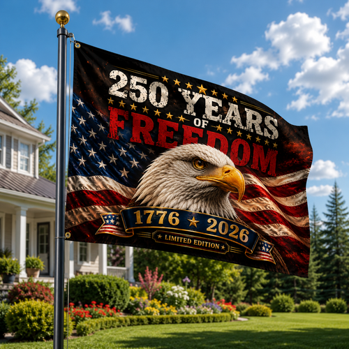 USA 250th Anniversary Eagle Flag | 1776–2026 Limited Edition Double-Sided