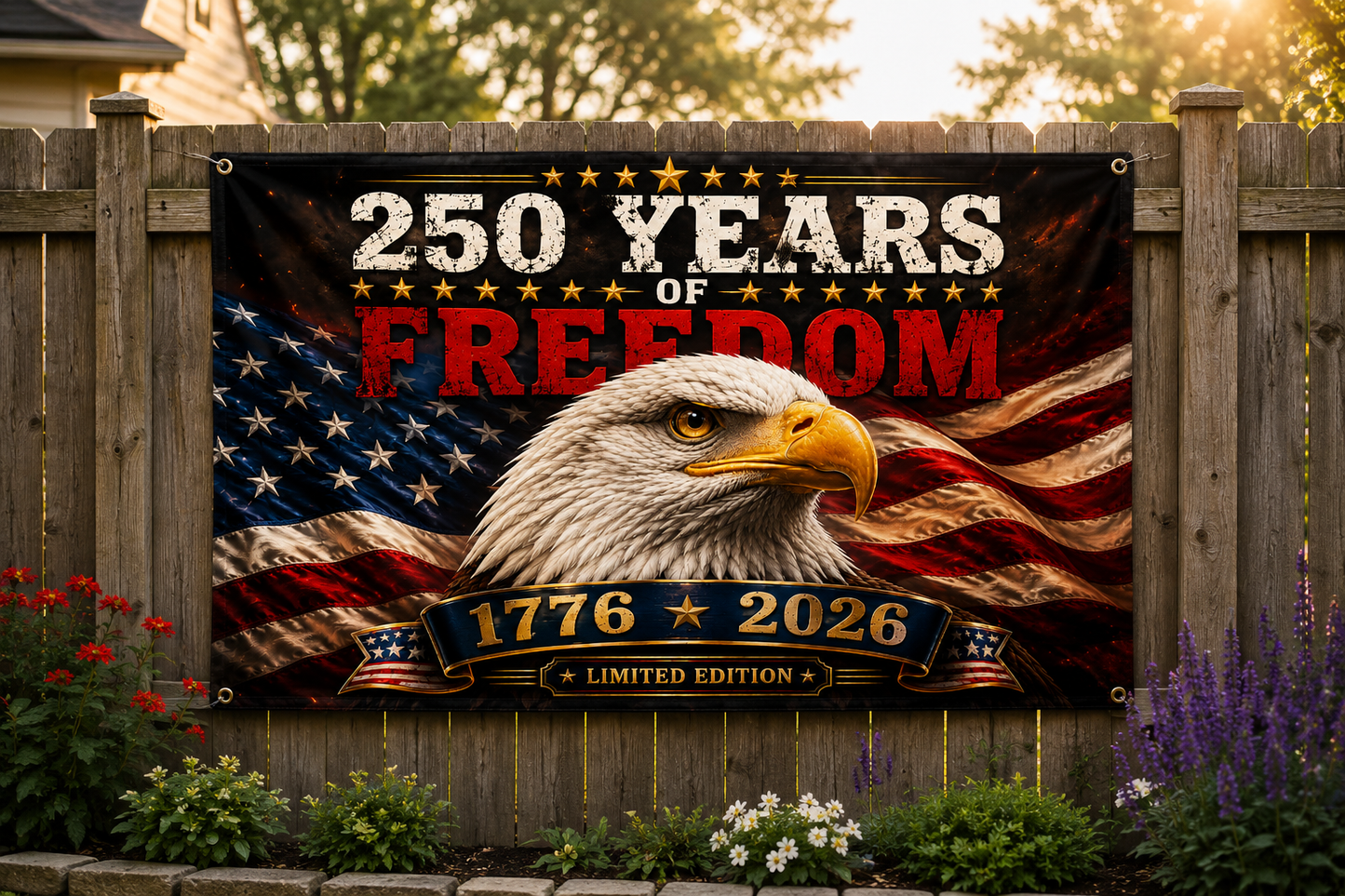 250th Anniversary Eagle Flag